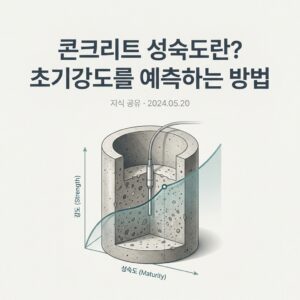 ai thumbnail minimal 콘크리트 성숙도란 초기강도를 예측하는 방법 1789275923